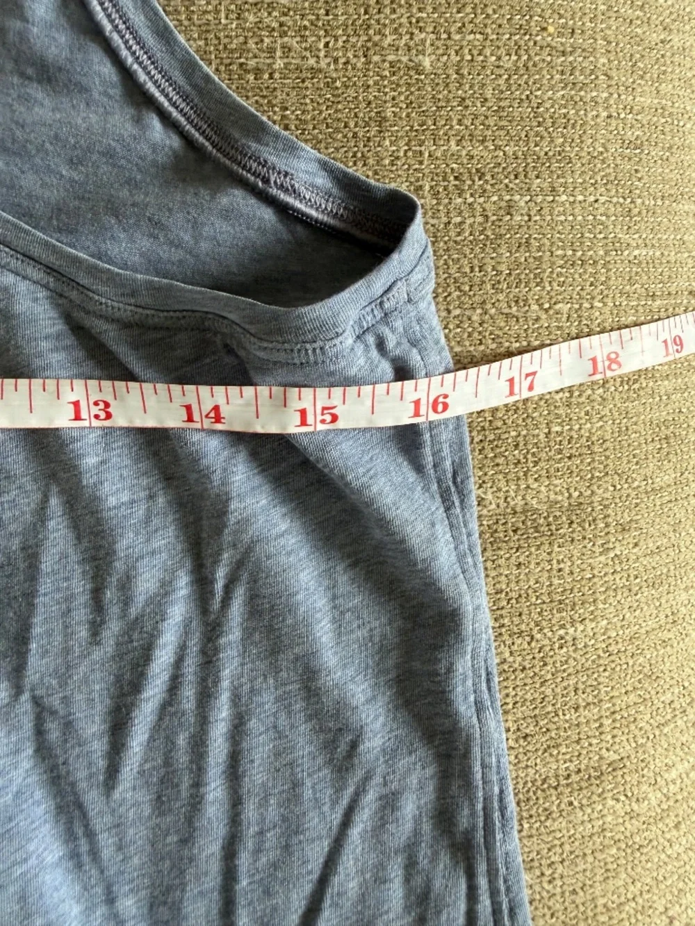 Lululemon Women's Blue Racerback Tank Top, Size Medium